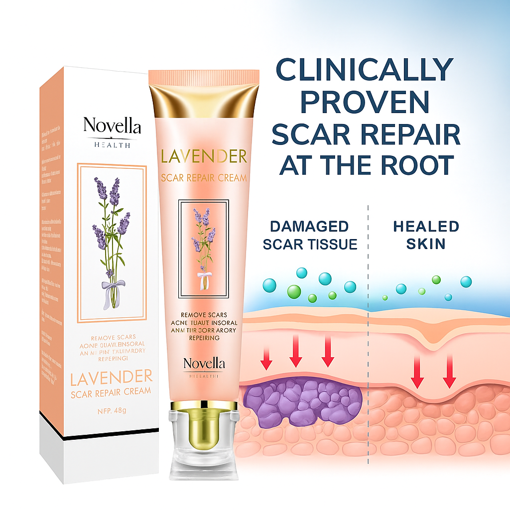 Novella™: Lavender Scar Repair Cream - Clinically Proven Formula