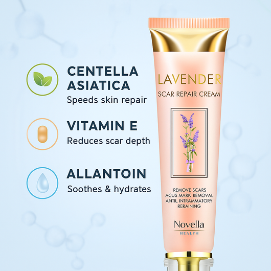 Novella™: Lavender Scar Repair Cream - Clinically Proven Formula