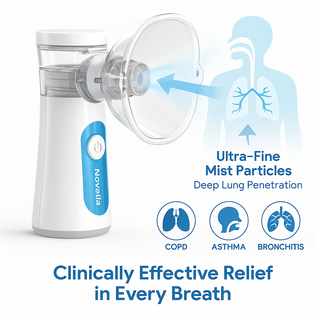 Novella Health™ - Portable & Silent Nebulizer (Medical-Grade)