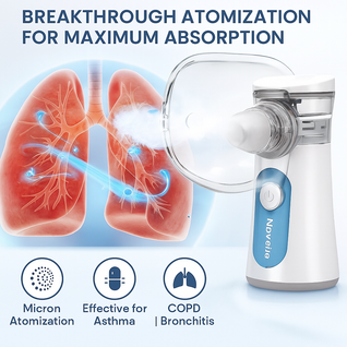 Novella Health™ - Portable & Silent Nebulizer (Medical-Grade)