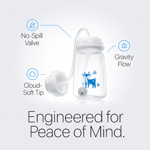 Novella™ Premium Hands-free Baby Bottle