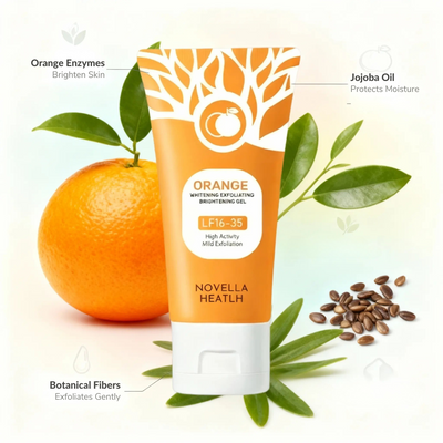 Novella™ Orange Whitening Exfoliating Brightening Gel