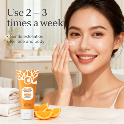 Novella™ Orange Whitening Exfoliating Brightening Gel