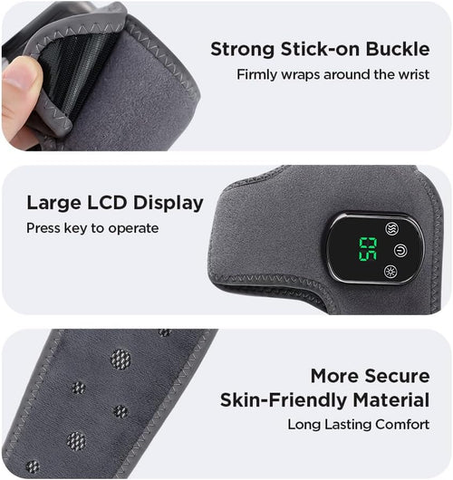 Novella™ 3-in-1 Electric Ankle Massager 5 Level Heating Vibration