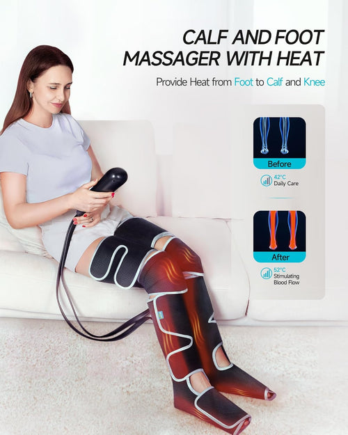 Novella™ 3 In 1 Full Leg Massager With Heat And Pressure