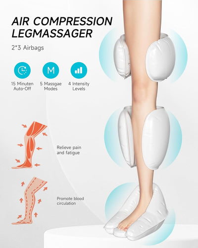 Novella™ 3 In 1 Full Leg Massager With Heat And Pressure