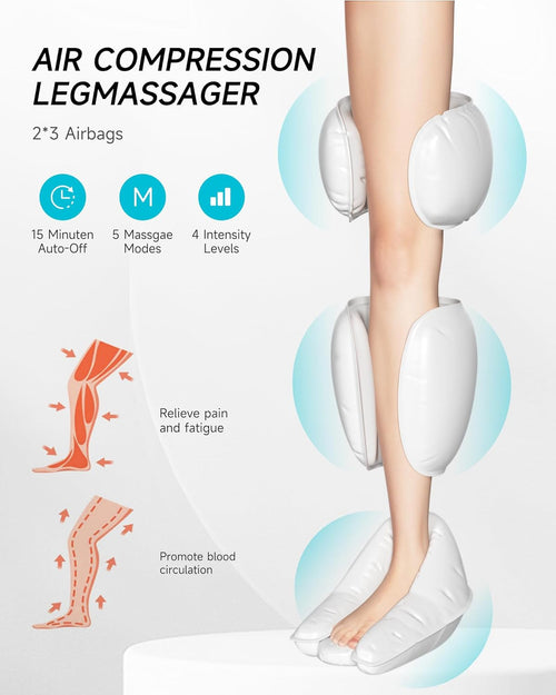 Novella™ 3 In 1 Full Leg Massager With Heat And Pressure