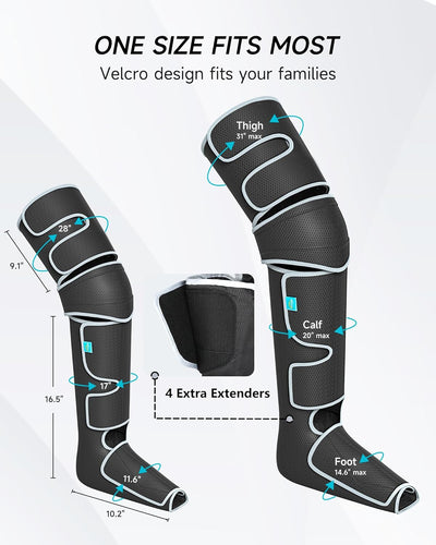 Novella™ 3 In 1 Full Leg Massager With Heat And Pressure