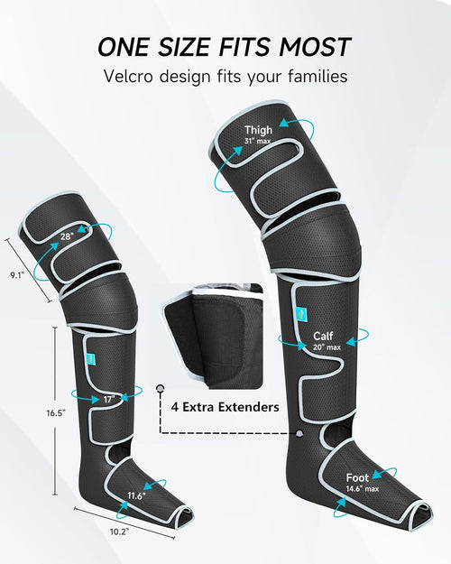 Novella™ 3 In 1 Full Leg Massager With Heat And Pressure