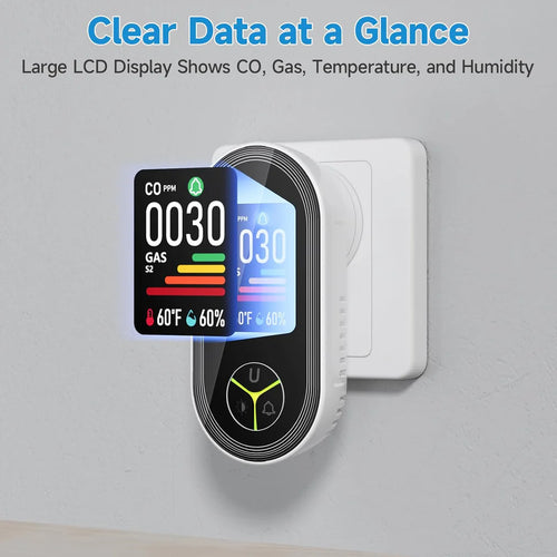Premium Portable Gas & Carbon Monoxide Detector