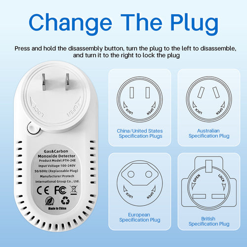 Premium Portable Gas & Carbon Monoxide Detector