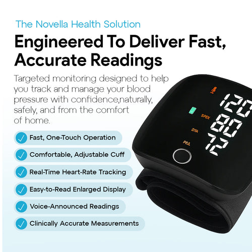 Novella Health™ - Clinical-Grade BP Monitor