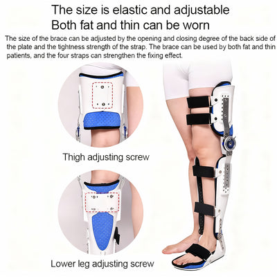 Novella™ Adjustable Premium Knee & Ankle Orthopedic Medical Brace