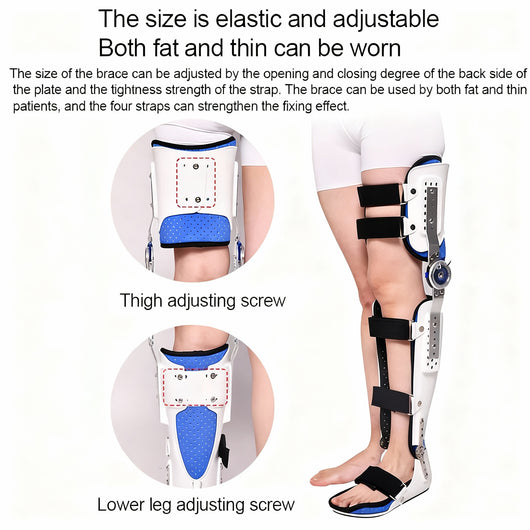Novella™ Adjustable Premium Knee & Ankle Orthopedic Medical Brace