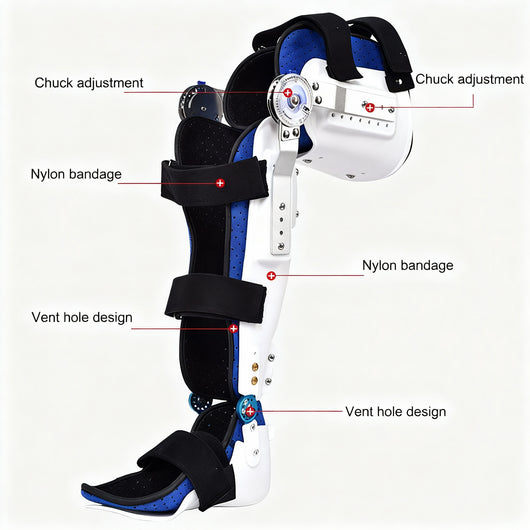 Novella™ Adjustable Premium Knee & Ankle Orthopedic Medical Brace