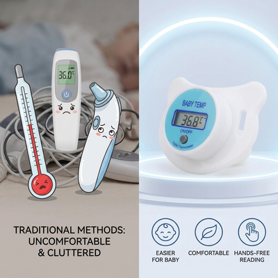 Novella™ Premium Digital Pacifier Thermometer
