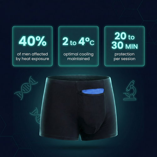 Sauna Fertility Protection Cooling Briefs