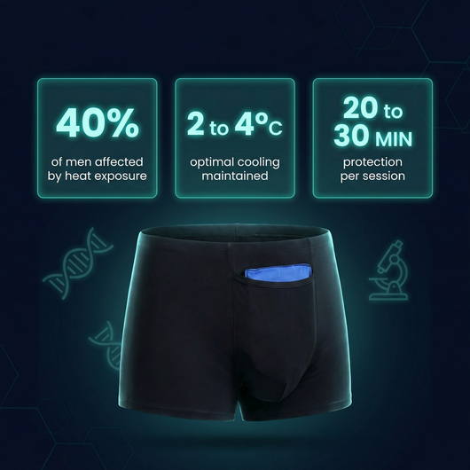 Sauna Fertility Protection Cooling Briefs